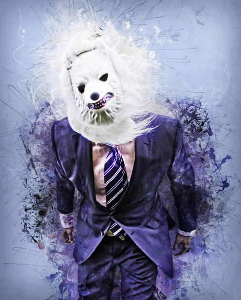 Чоловічий вовк маска
 - Фото, зображення