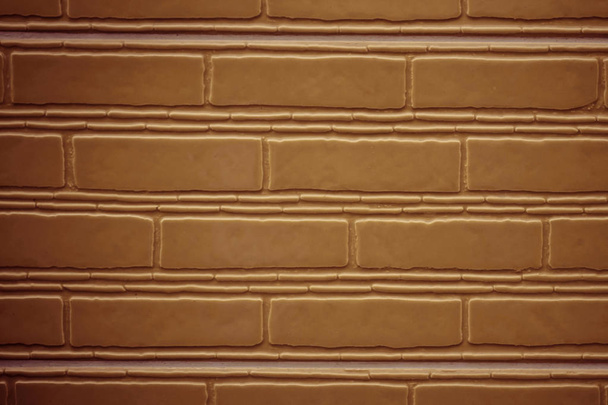 Texture de brique brune. Contexte. Finition des murs de la maison
. - Photo, image