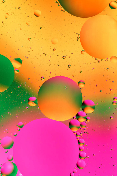 Colorful artificial background with bubbles. - Foto, imagen