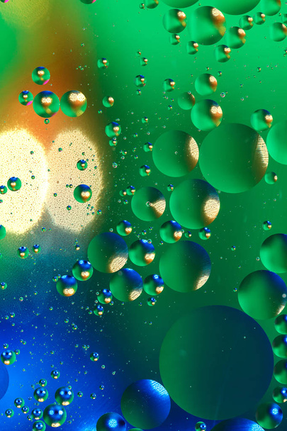 Colorful artificial background with bubbles. - Фото, зображення