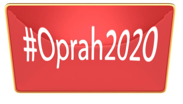 Hash tag Oprah 2020 trendit puheensa jälkeen
 - Valokuva, kuva