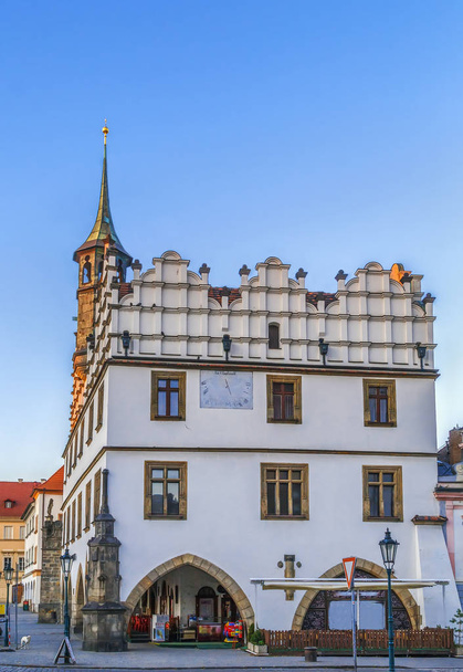 Tarihi bir ev Litomerice, Çek Cumhuriyeti - Fotoğraf, Görsel