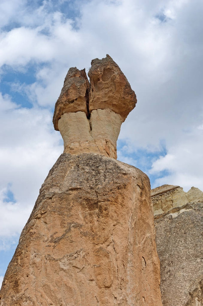 rock landscape in Zelve Valley, Cappadocia in Turkey, - Zdjęcie, obraz