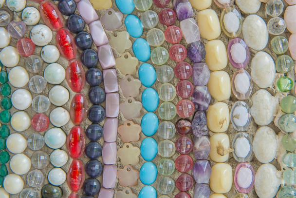 Mosaic bead of Colorful abstract for background - Foto, Imagen