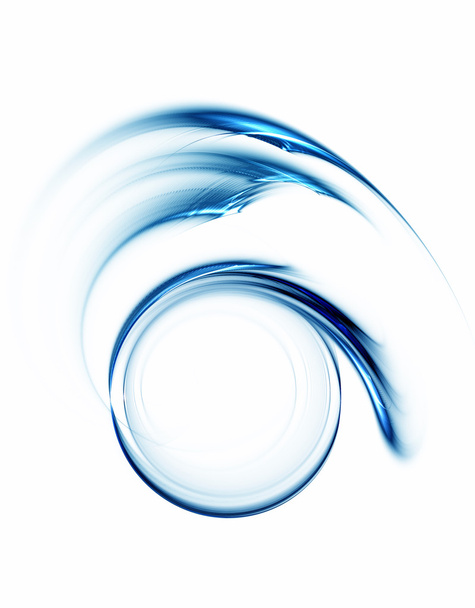 Cercle bleu en mouvement, tournant
 - Photo, image