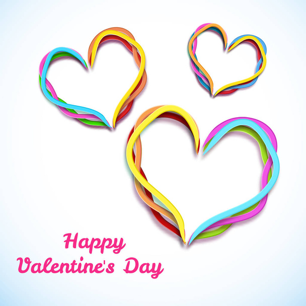 Greeting Valentines Day Template - Vecteur, image