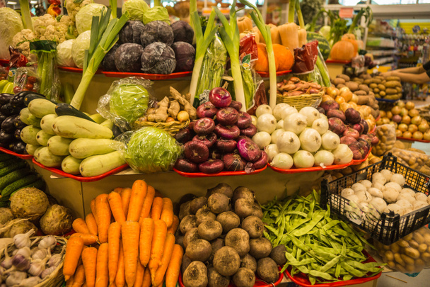 Frutas e legumes de outono coloridos brilhantes
 - Foto, Imagem