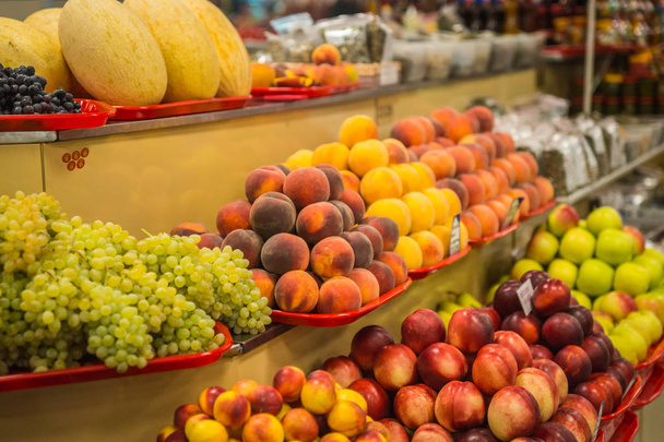 Bright colorful autumn fruits and vegetables - Fotografie, Obrázek
