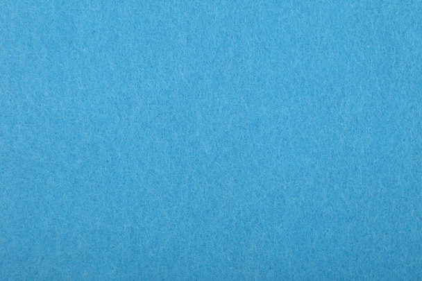 Blue felt background texture close up - Фото, изображение