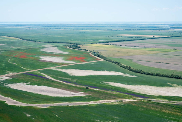 Agricultural Land Damaged by Aggressive Agriculture - Photo, Image