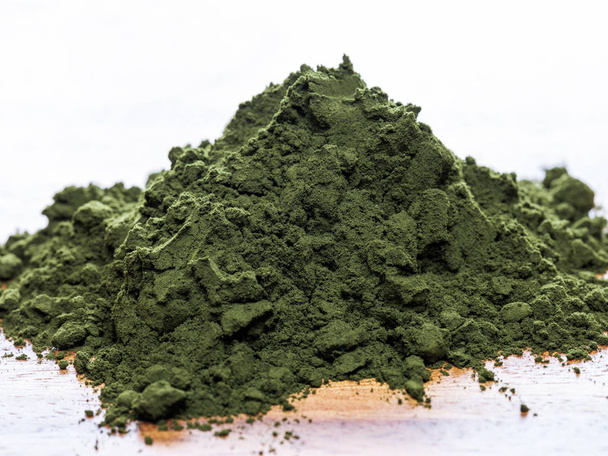 pile of chlorella powder - Foto, Bild