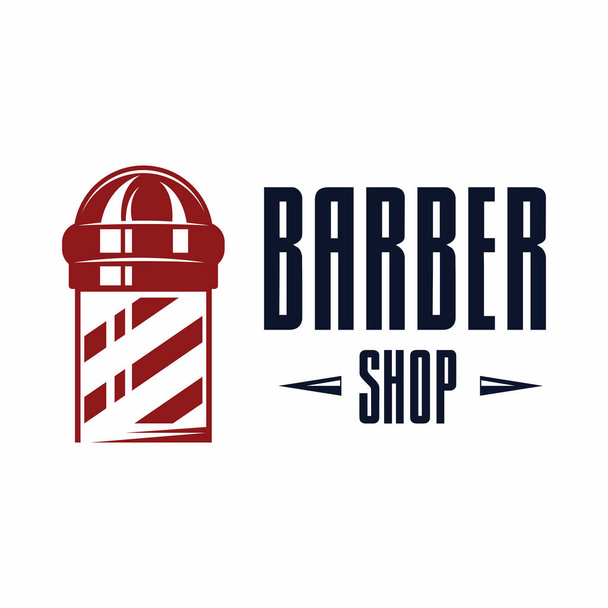 Vintage barber shop logo, labels, badges and design element - Vettoriali, immagini