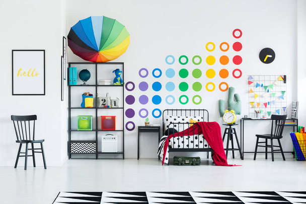 Rainbow kid's bedroom - Photo, Image