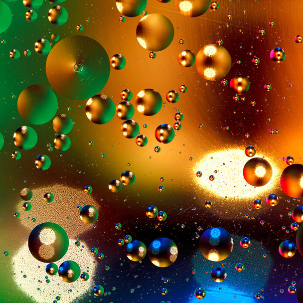 Colorful artificial background with bubbles. - Fotó, kép