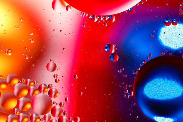 Colorful artificial background with bubbles. - Фото, изображение