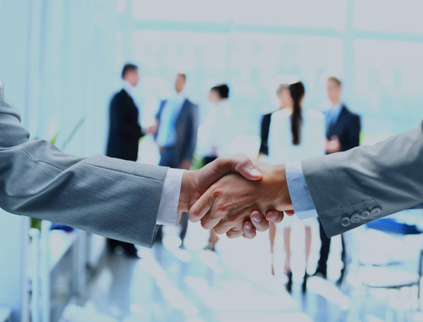 Business people shaking hands. - 写真・画像