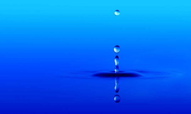 Krople wody - Zdjęcie, obraz