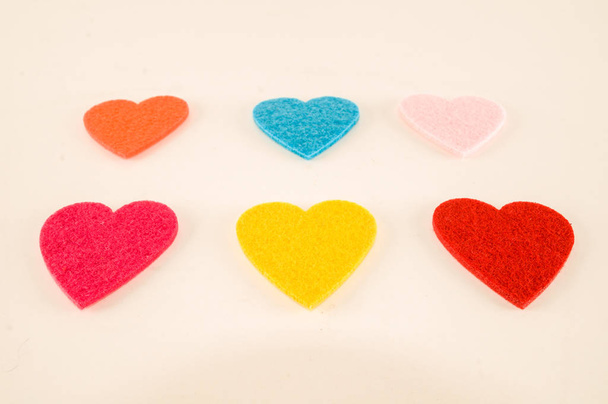 Foto foto del fondo de textura del corazón para el día de San Valentín - Foto, imagen