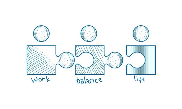 Векторний шаблон балансу життя
 - Вектор, зображення