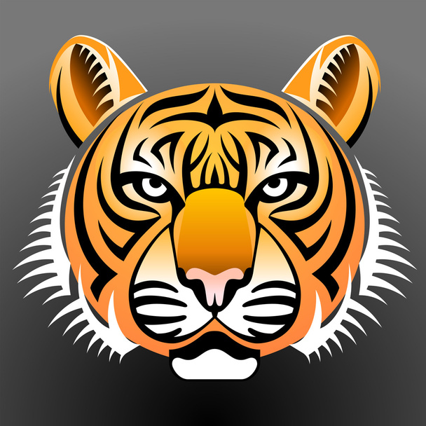 Tigre realista
 - Vector, Imagen