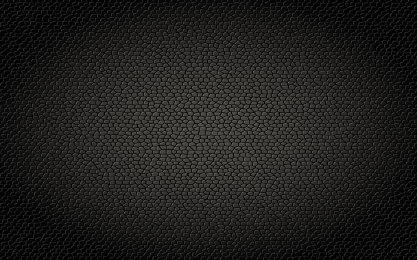 リアルな黒革の質感 - ベクター画像
