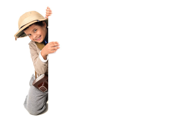 Junge in Safarikleidung - Foto, Bild