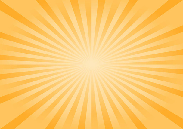 Abstrakti kirkas keltainen oranssi säteet tausta. Vektori EPS 10 cmyk
 - Vektori, kuva