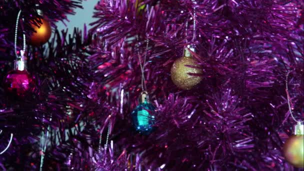 barevný strom a ornamenty - Záběry, video