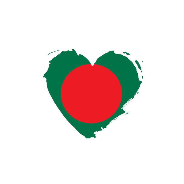 Bandera de Bangladesh, ilustración vectorial
 - Vector, imagen