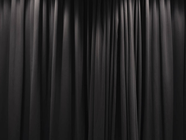 Rideau de scène fond de toile de fond rideau noir
 - Photo, image
