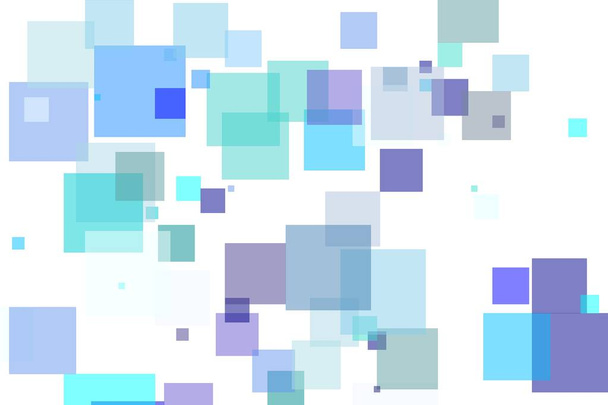 Abstract blauwe vierkantjes afbeelding achtergrond - Foto, afbeelding