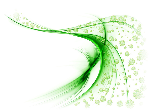 Зеленая вуаль из цветов
 - Фото, изображение