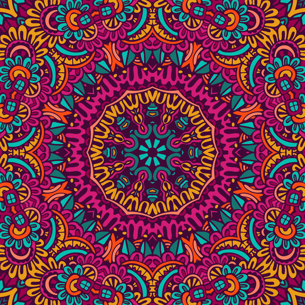 colorful seamless pattern mandala design - ベクター画像