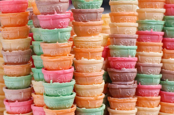 Kore dondurma konileri - Fotoğraf, Görsel