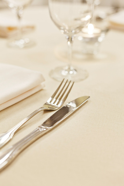 Tables set for meal - Foto, Imagem