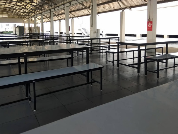 Dining table in the cafeteria  - Photo, Image