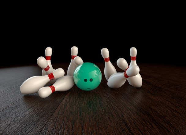 bowling sztrájk - Fotó, kép