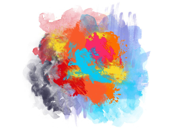 multicolored colorful watercolor background - Zdjęcie, obraz