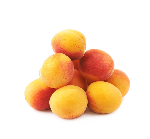 Pile of plums isolated - Photo, image