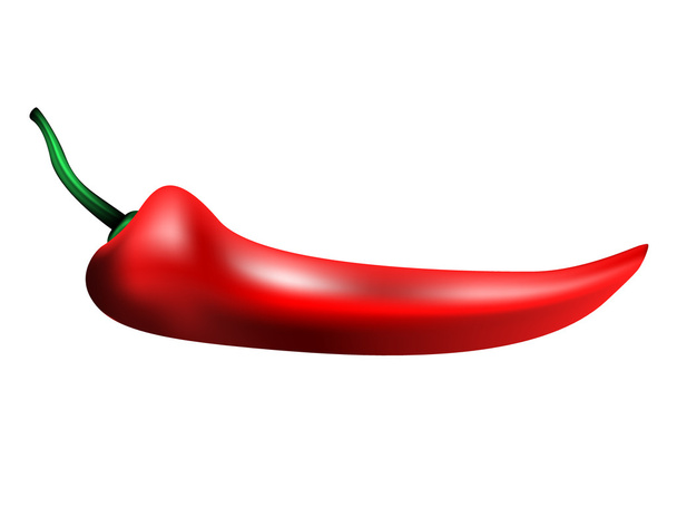 Red hot chili pepper - Vektor, Bild