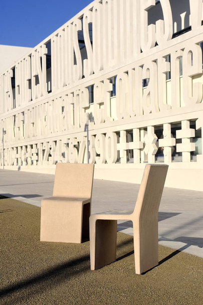 Betonové židle - Fotografie, Obrázek