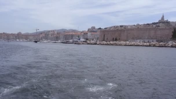 timelapse lodě a jachty kotvící v přístavu vieux - Záběry, video
