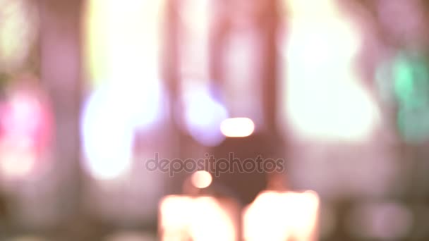 Blurred indoor. Blurred and bright background. - Footage, Video