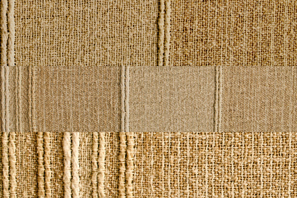 Silk fabric wallpaper texture pattern background in sepia pastel - Foto, imagen