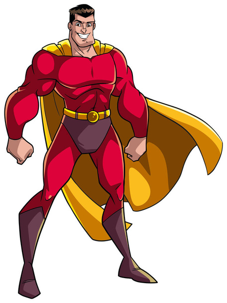 Superhero Standing Tall - Vector, Image