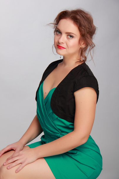 Evening dress on a beautiful woman - Fotografie, Obrázek