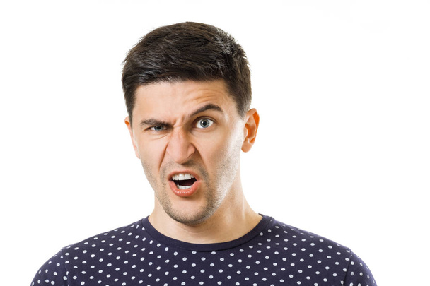 Men's facial expressions - Foto, Imagen