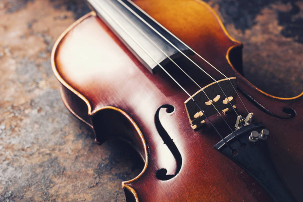 old antique stradivarius Violin  - Фото, изображение