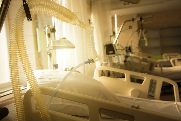 Special equipment for artificial respiration in a resuscitation  - Zdjęcie, obraz