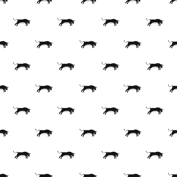Bull pattern vector - Vector, Image